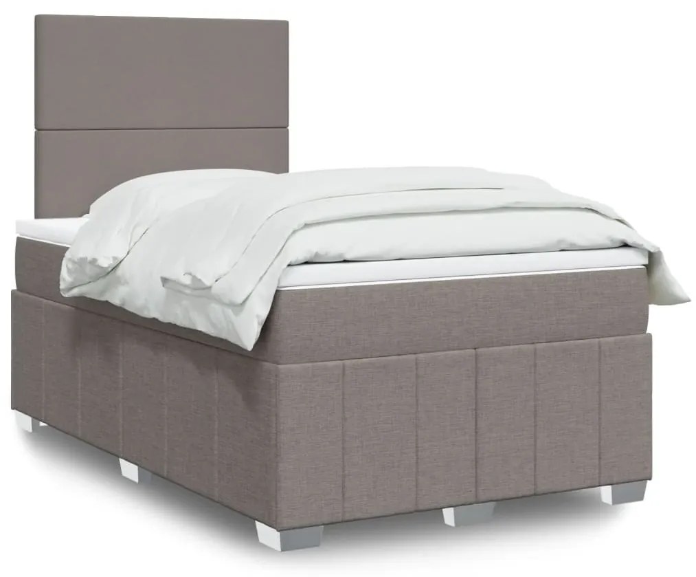 Giroletto A Molle Con Materasso Tortora 120x200 Cm İn Tessuto /