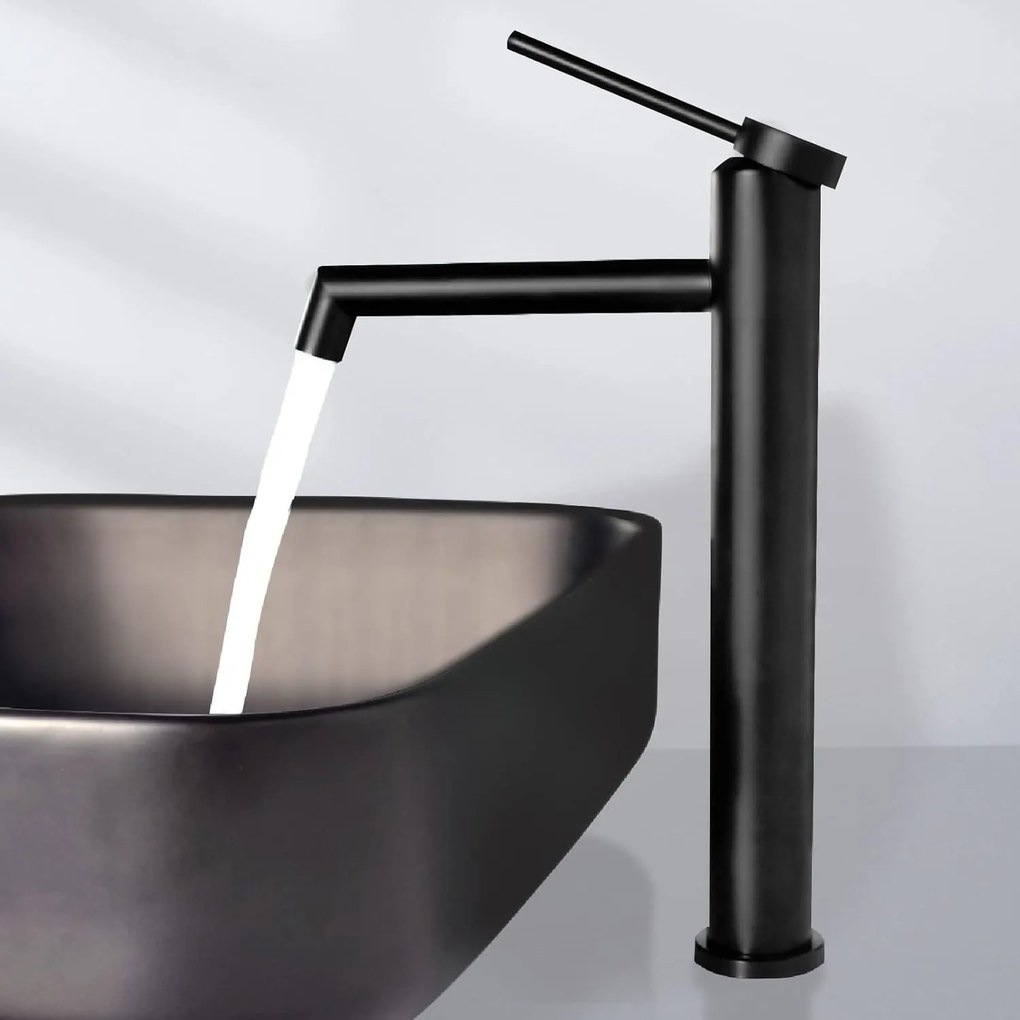 Rubinetto da lavabo Rea Foss BLACK Matt High