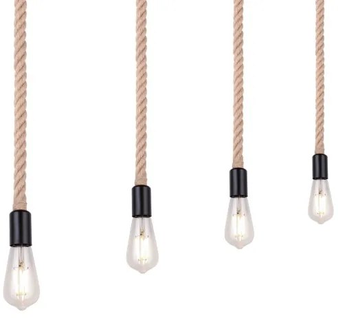 Globo 69029-4H - Lampadario a sospensione con filo ULLEU 4xE27/60W/230V