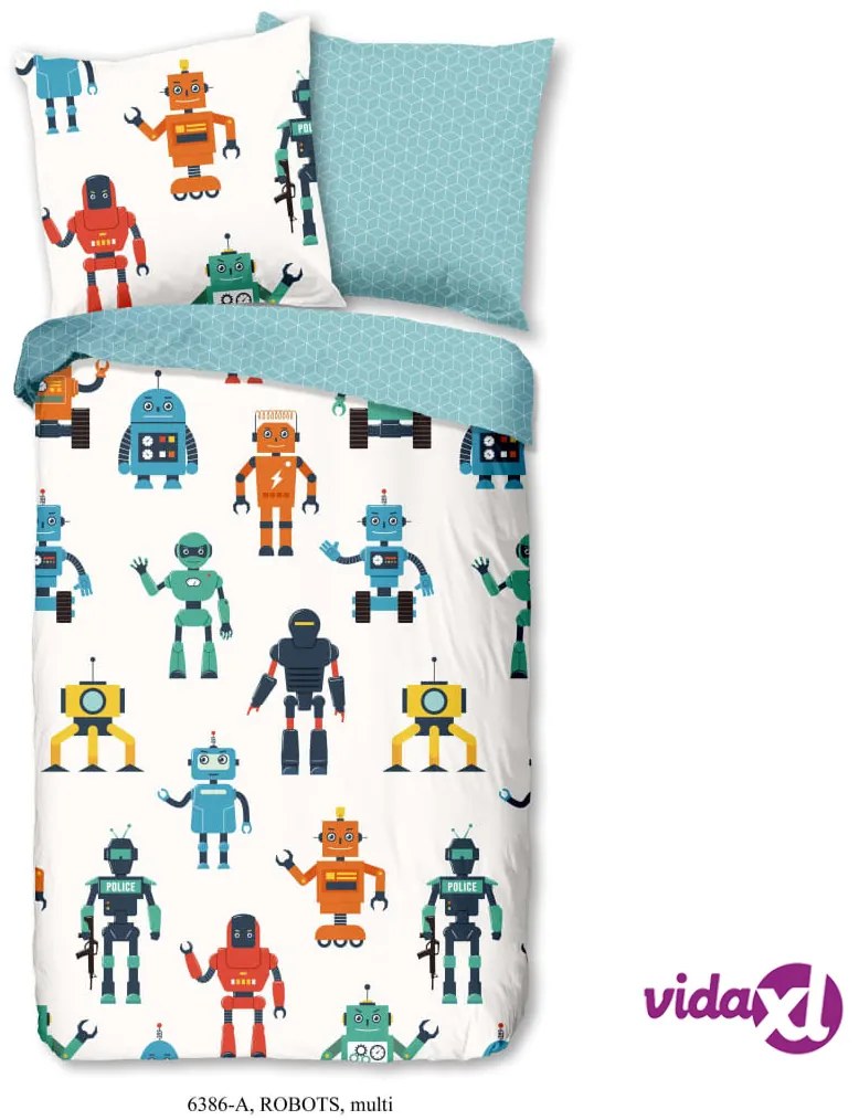 Good Morning Copripiumino per Bambini Robots 135x200 cm