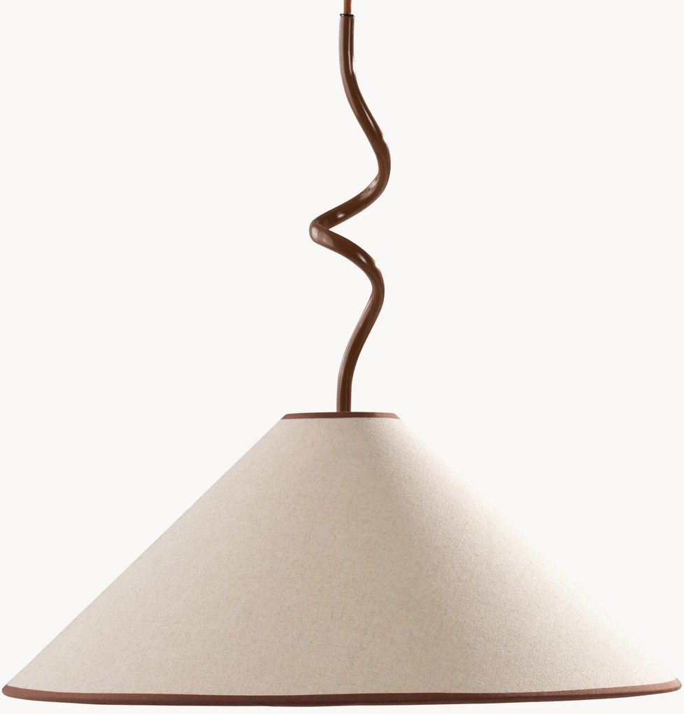 Lampada a sospensione in lino Juliet