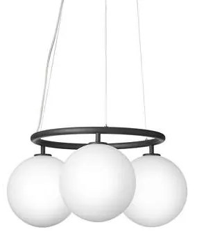 Miira 3 Circular Lampadario Rock Grey/Opal - Nuura