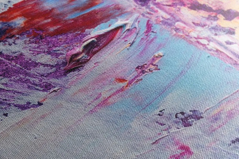 Quadro su tela – Texture viola