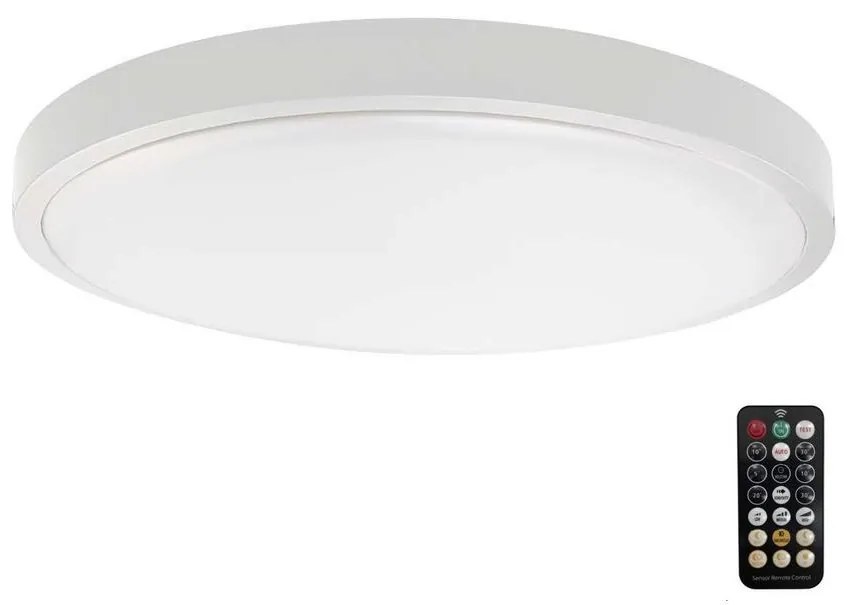 Plafoniera LED da bagno con sensore LED/18W/230V 6500K IP44 bianco