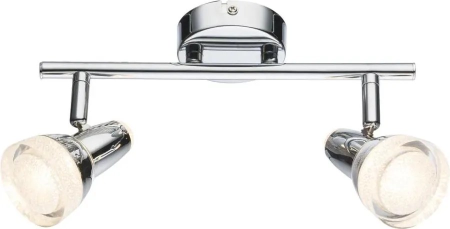 Globo 56134-2 - Faretto LED ALASKA 2xLED/4W/230V cromo lucido