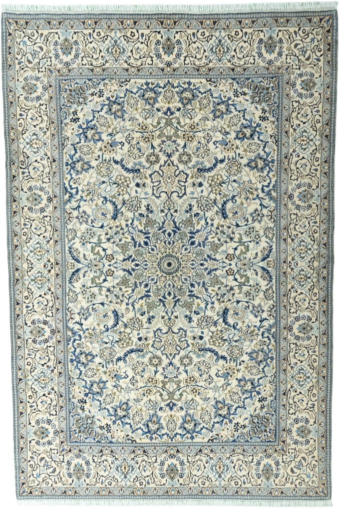 Nain Tappeto 200 x 300 Beige (Iran) Annodato A Mano