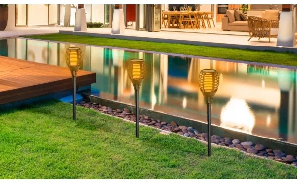 Grundig - Lampada solare LED LED/1xAA