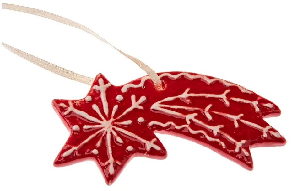 Decorazione per albero di natale in ceramica 9 cm Gingerbread Comet – Dakls