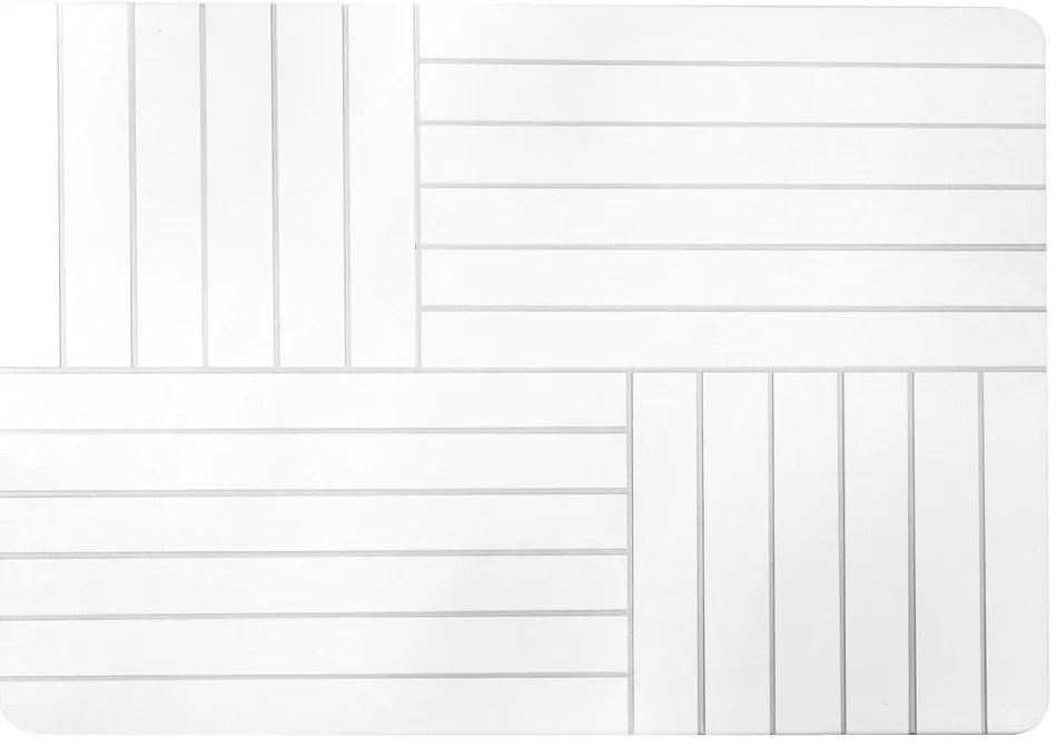 Tappetino per il bagno bianco 50x70 cm Malta – douceur d'intérieur