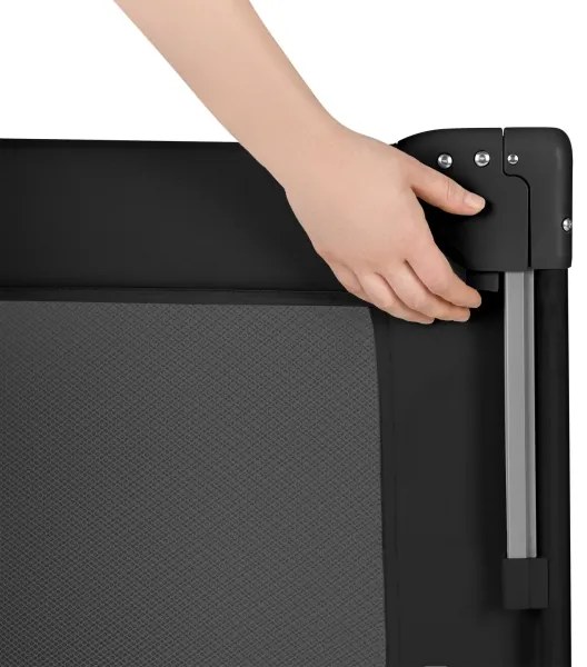 Lionelo - Lettino da viaggio 3 in 1 ELLEN Black Carbon