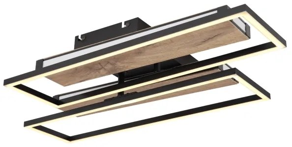 Globo 67299D1 - Plafoniera LED COLLI LED/48W/230V marrone/nero