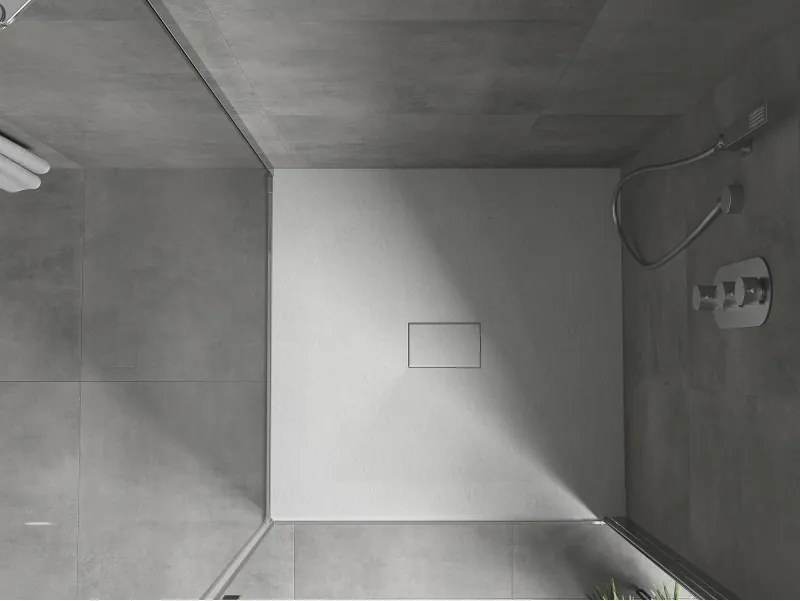 Mexen Hugo piatto doccia quadrato SMC 100 x 100 cm, bianco - 42101010