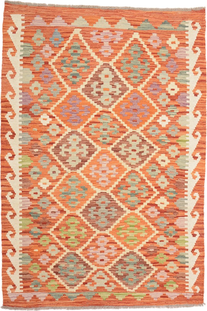 Kilim Tappeto orientale 110 x 150 (Pakistan) Annodato A Mano