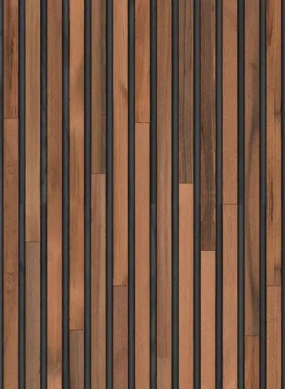 Tapete Timber Strips TIM-01 - NLXL Tapete von Piet Hein Eek