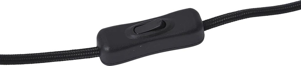 Lampada da tavolo moderna nera con oro 1 luce - Magno