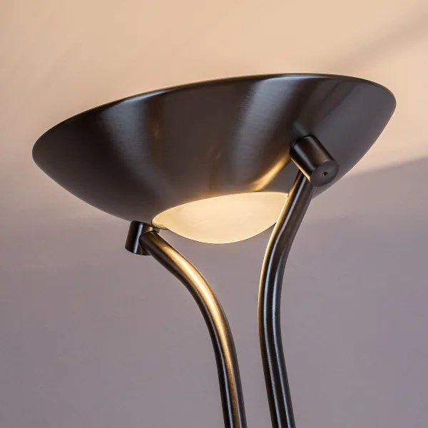 Brilagi - Lampada da terra dimmerabile SCARLETT 1xR7s/230W/230V+1xG9/40W cromo opaco