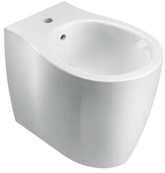 Bidet filomuro Soft OLYMPIA CERAMICA L 37 x H 42 x P 54 cm bianco