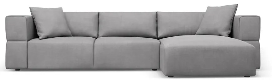 Divano angolare grigio chiaro, angolo destro Esther - Milo Casa
