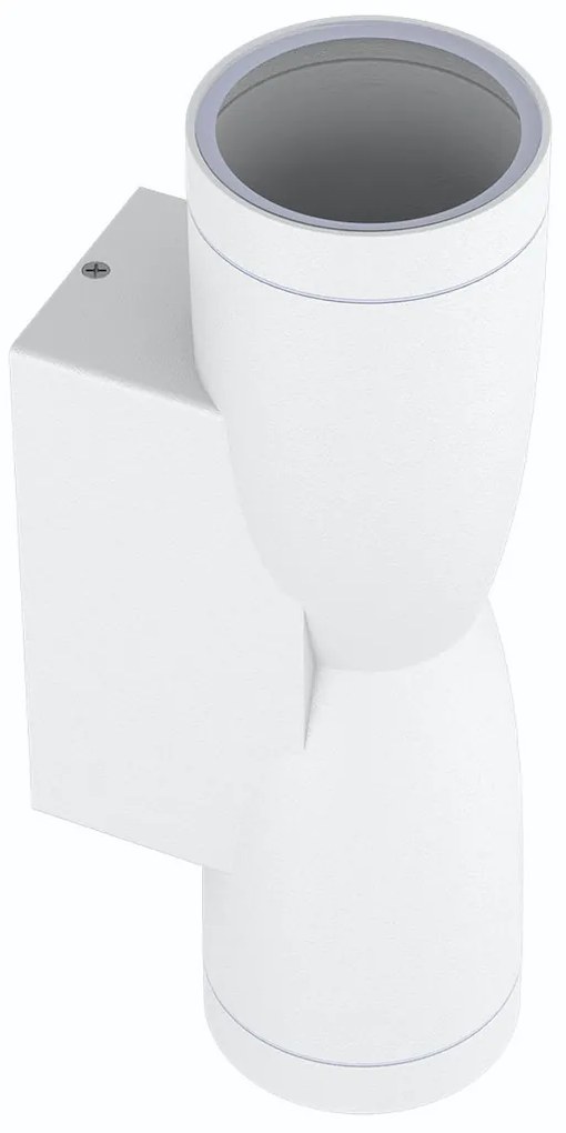 Applique Conica a Clessidra Bidirezionale IP65 GU10 - Bianca