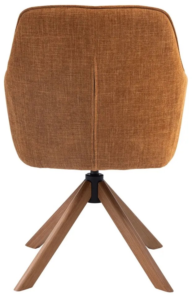 Set di sedie da pranzo arancione in imbottito 2 pz Avola – Unique Furniture