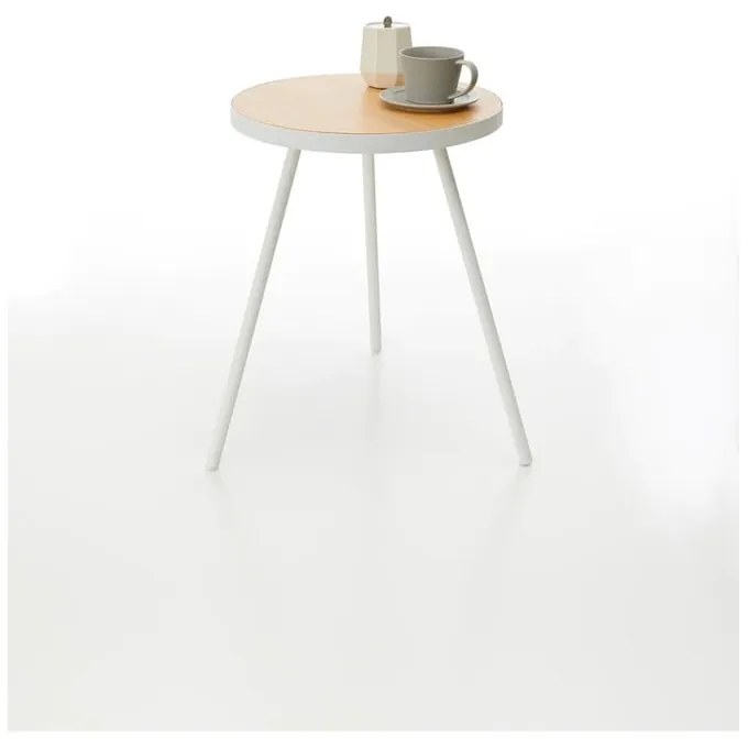 Tavolino da caffè rotondo 48x49 cm Tower - YAMAZAKI