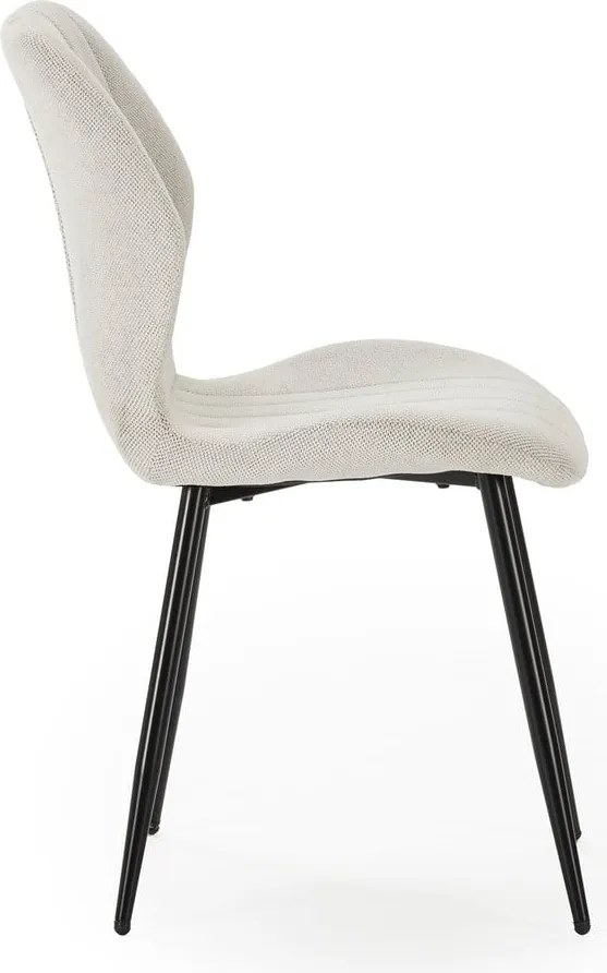 Set di sedie da pranzo color color crema 4 pz Milu - Marckeric