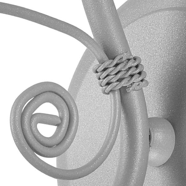 Applique RETRO II 1xE27/60W/230V argento