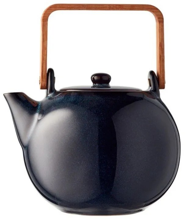Teiera blu scuro in ceramica con filtro 1,2 l Gastro Blue – Bitz