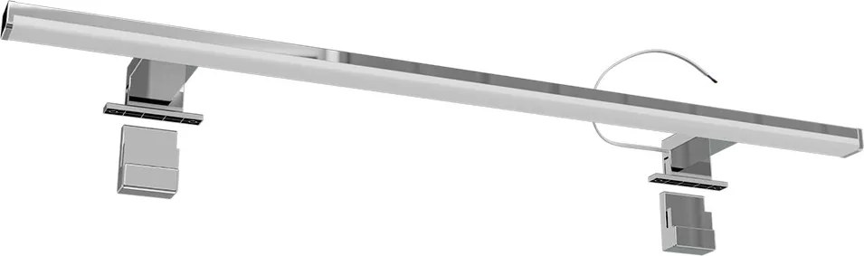 Lampada LED da Specchio 78cm 14W Cromata IP44 Tripla Installazione Colore Bianco Naturale 4.000K