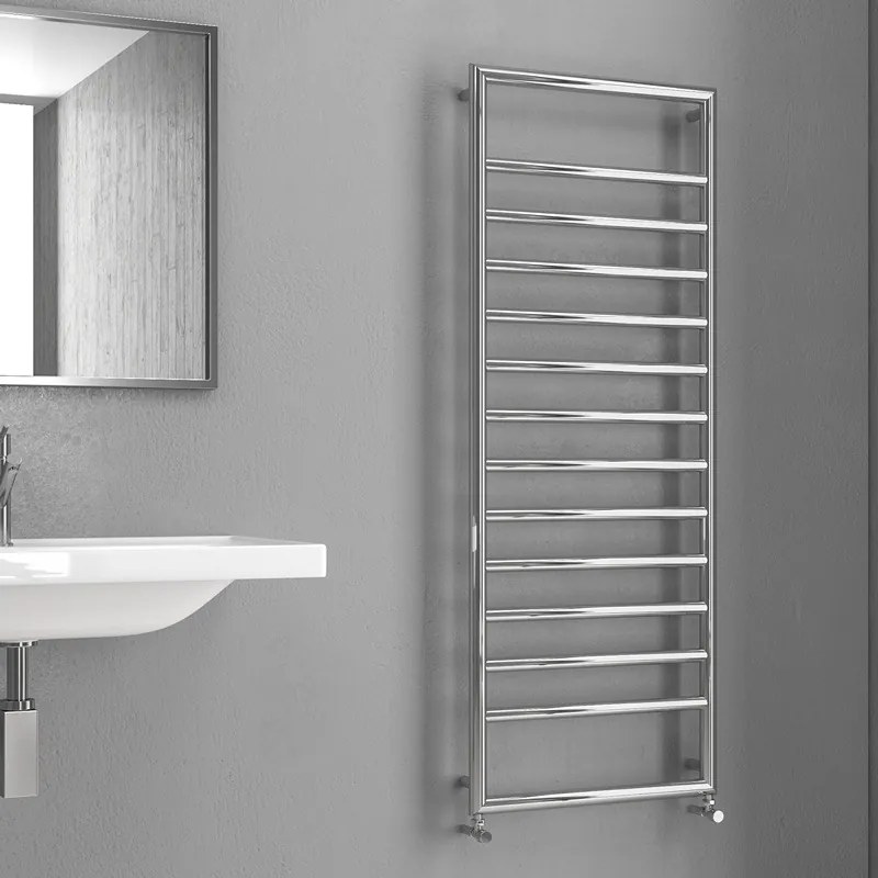 Radiatore bagno 1300x500mm cromato interasse 462 mm KAM-D7013C - KAMALU
