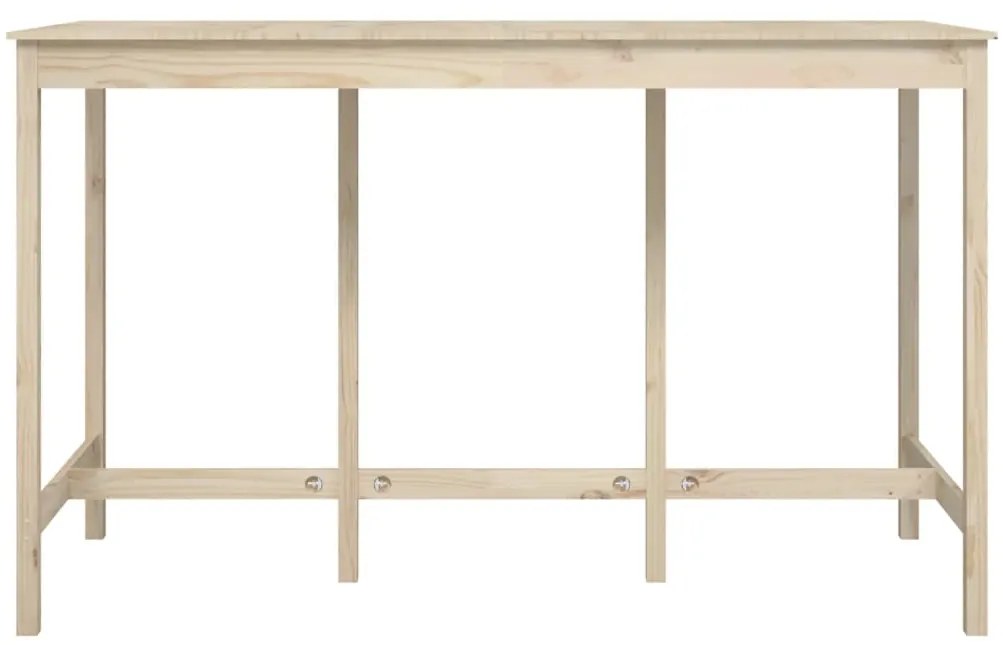 Tavolo da bar 180x80x110 cm in legno massello di pino