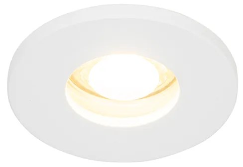 Faretto da incasso moderno per bagno bianco - Shed