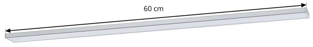 Lampada LED per mobili Prios Ashtonis, angolare, 60 cm
