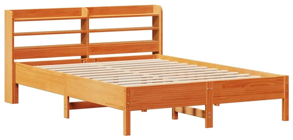 Letto senza materasso marrone cera 135x190 cm in legno di pino