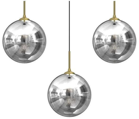 Lampadario a sospensione con filo REFLEX 3xE14/40W/230V