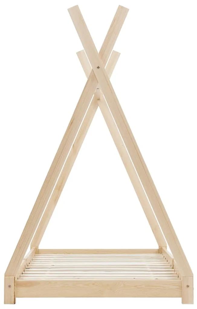 Giroletto per bambini in legno massello di pino 70x140 cm