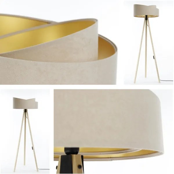 Lampada da terra GALAXY 1xE27/60W/230V beige