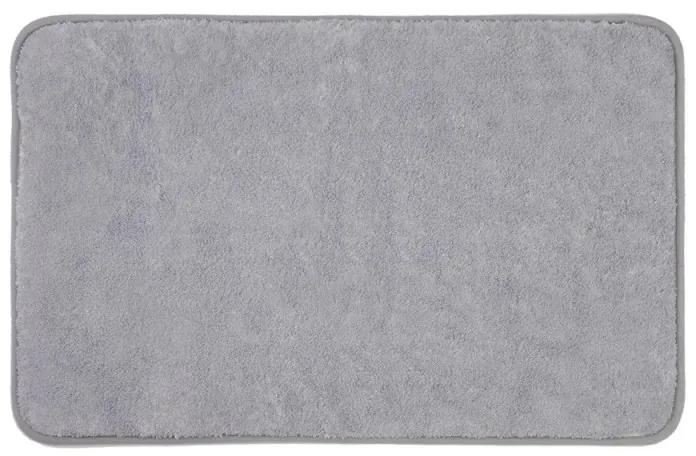 Tappeto doccia grigio 40x60 cm in poliestere antiscivolo Nuvola