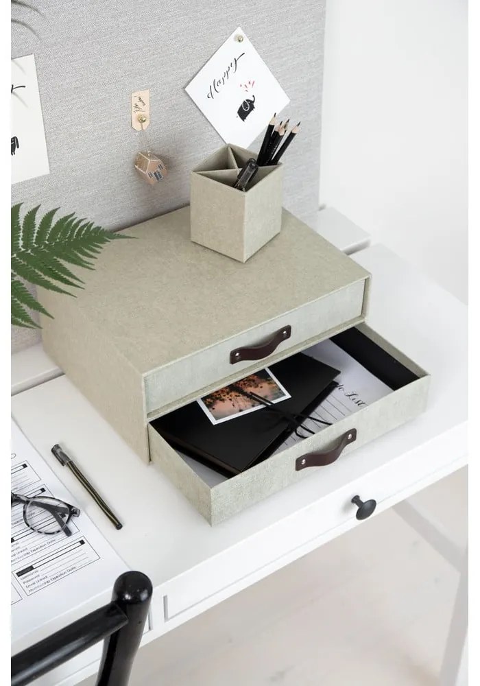 Cassettiera beige con 2 cassetti Birger - Bigso Box of Sweden