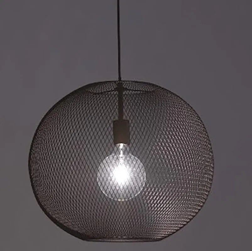 Lampadario Design Esedra nero paralume nero E27 Ø50cm LUCE AMBIENTE DESIGN