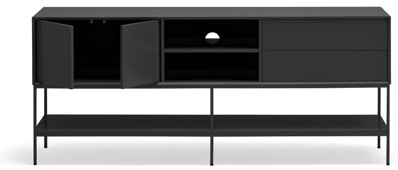 Mobile TV nero 175x74x45 cm Platt – Teulat