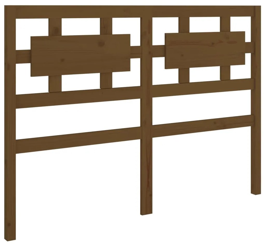 Testiera per letto miele 165,5x4x100 cm legno massello di pino