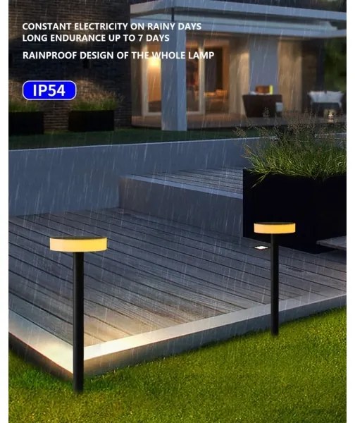 Immax NEO 07910L-LED RGB Lampada solare dimmerabile LED 1W 5V rotonda IP54 Tuya