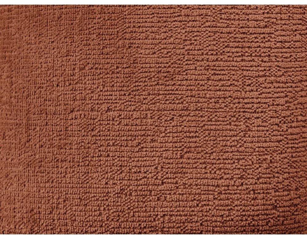 Divano color terracotta con rivestimento in ciniglia 237 cm Whesley – Bobochic Paris