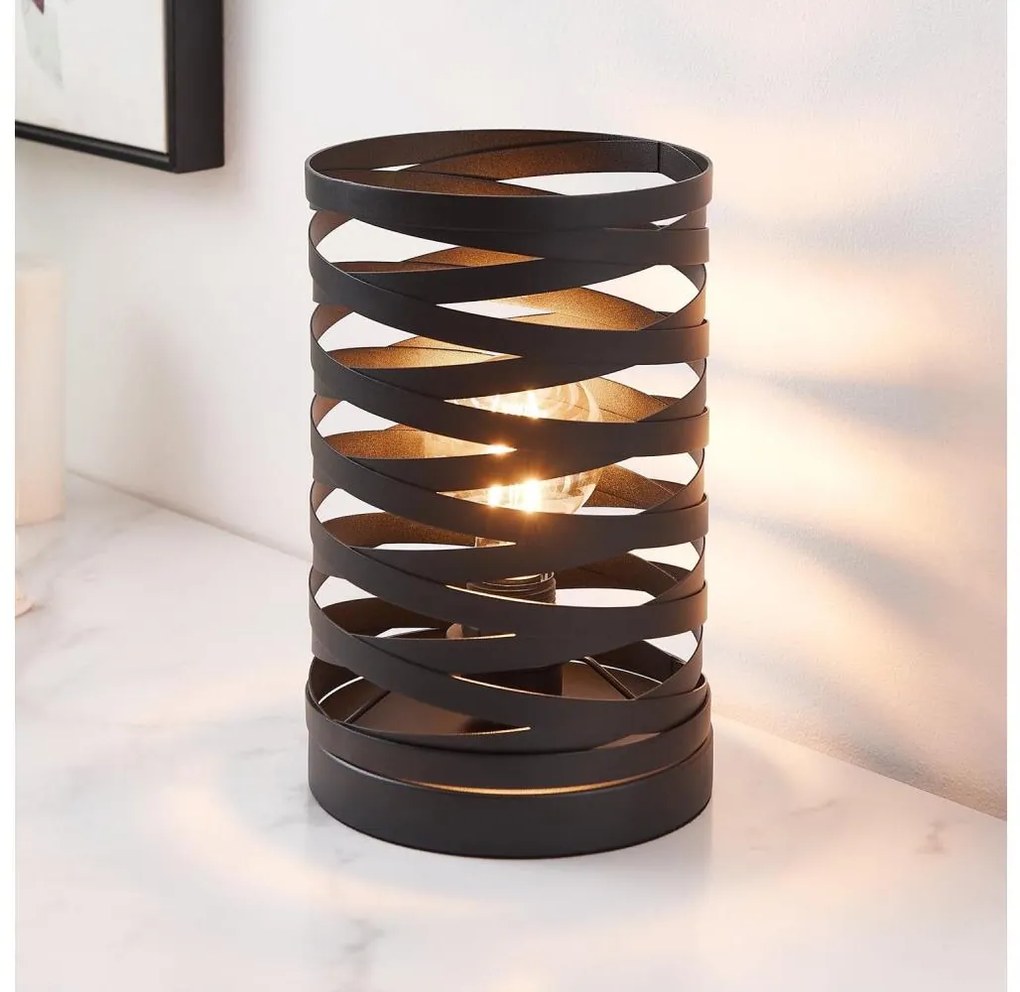 Eglo 99506 - Lampada da tavolo CREMELLA 1xE27/40W/230V