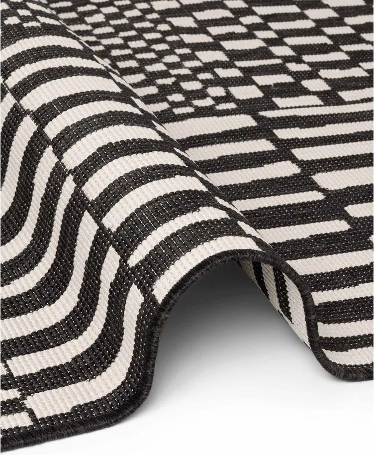 Tappeto da interno/esterno nero/color crema 160x230 cm Haringey Barkham – Ted Baker