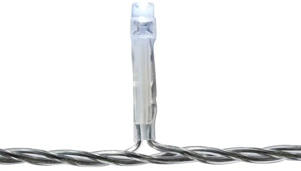 Nedis CLLC180C - Tenda LED Natale 180 LED/7 funzioni 10,9m IP44 bianco freddo