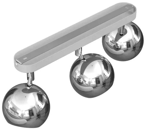 Luce Spot COMET 3xGU10/8W/230V bianco/cromo lucido