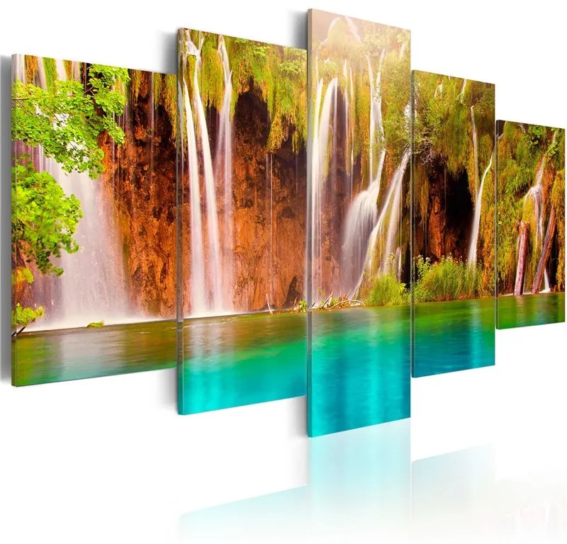 Quadro Cascata forestale