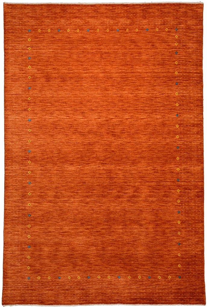 Loribaft Tappeto 300x200 Rosso (Indian) Annodato A Mano
